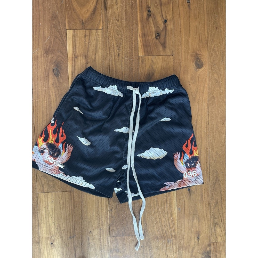 Civil Regime Shorts Mens Size Medium Black